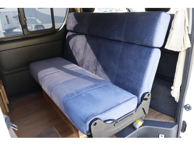 ハイエースバン ケイワークス　クラシックバン　ポップアップルーフ　６名乗車　８ナンバー　ソーラーパネル　サブバッテリー　１０００Ｗインバーター　走行充電　外部充電　ＦＦヒーター　シンク兼用アウターシャワー　キャンピングカー　バンコン（35枚目）