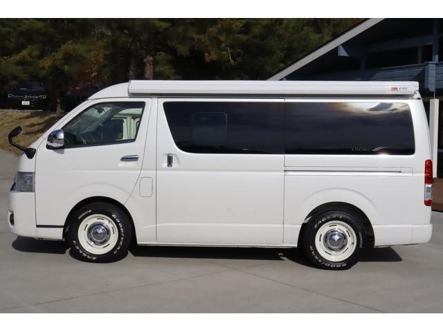 ハイエースバン ケイワークス　クラシックバン　ポップアップルーフ　６名乗車　８ナンバー　ソーラーパネル　サブバッテリー　１０００Ｗインバーター　走行充電　外部充電　ＦＦヒーター　シンク兼用アウターシャワー　キャンピングカー　バンコン（54枚目）