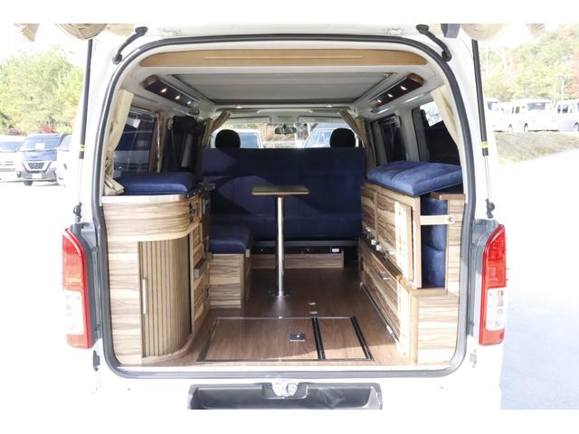 ハイエースバン ケイワークス　クラシックバン　ポップアップルーフ　６名乗車　８ナンバー　ソーラーパネル　サブバッテリー　１０００Ｗインバーター　走行充電　外部充電　ＦＦヒーター　シンク兼用アウターシャワー　キャンピングカー　バンコン（55枚目）
