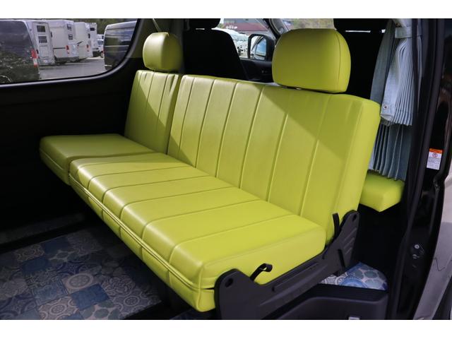 ハイエースバン トヨタテックス　Ｐキューブ　プラスネオ　９名乗車　ツインサブ　ＦＦヒーター　１５００Ｗインバーター　マックスファン　サイドオーニング　社外ショックアブソーバー　社外スタビライザー　ビッグＸ１１　フリップダウンモニター　キャンピングカー（20枚目）