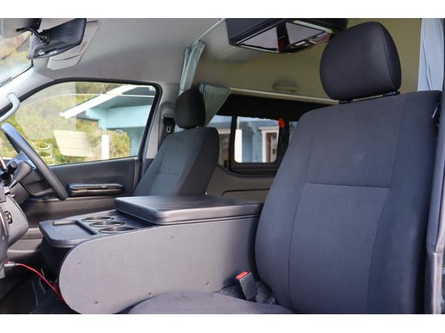 ハイエースバン トヨタテックス　Ｐキューブ　プラスネオ　９名乗車　ツインサブ　ＦＦヒーター　１５００Ｗインバーター　マックスファン　サイドオーニング　社外ショックアブソーバー　社外スタビライザー　ビッグＸ１１　フリップダウンモニター　キャンピングカー（38枚目）