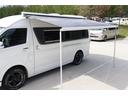 トヨタ ハイエース トイファクトリー GT 7名乗車 ツインサブバッテリー 走行充電 外部充電 1500Wインバーター マックスファン FFヒーター 冷蔵庫 電子レンジ 19TV サイドオーニング