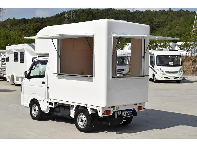 キャリイトラック ＫＣエアコン・パワステ　移動販売車　新規架装ＦＲＰシェル　キッチンカー　ケータリングカー　外部電源　　外電コード　販売口２か所　販売カウンター　ＬＥＤ照明（6枚目）