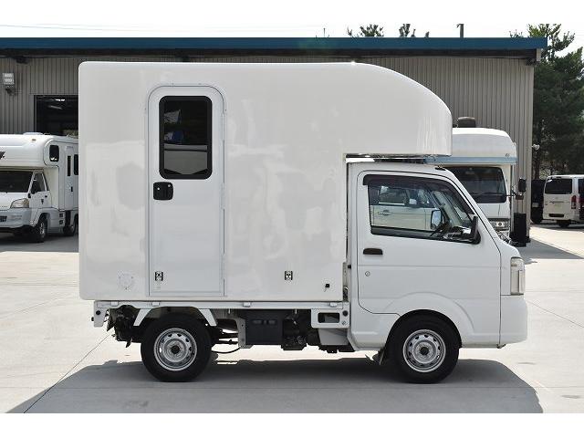 ＫＣエアコン・パワステ　移動販売車　新規架装ＦＲＰシェル　キッチンカー　ケータリングカー　外部電源　　外電コード　販売口２か所　販売カウンター　ＬＥＤ照明(52枚目)