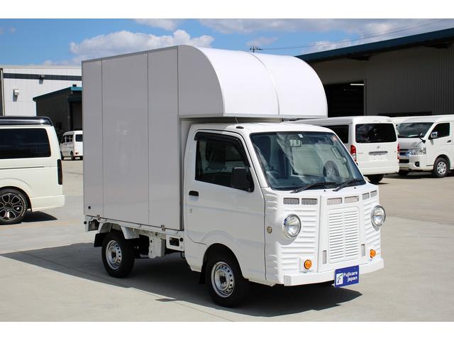 キャリイトラック 　フレンチトラック仕様移動販売車　８ナンバー加工車　キッチンカー　ケータリングカー　３槽シンク　冷凍冷蔵庫　換気扇　外部電源　１００Ｌ給排水タンク　ＡＴ　ドラレコ　キーレス（3枚目）