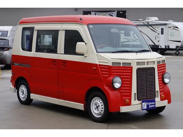 エブリイ ＰＡ　移動販売車　キッチンカー　ケータリングカー　フレンチバス仕様　４ナンバー　２槽シンク　８０Ｌタンク　冷蔵庫　フライヤー　発電機　換気扇　外部電源　サブバッテリー　インバーター　走行充電　ヒッチメンバー（3枚目）
