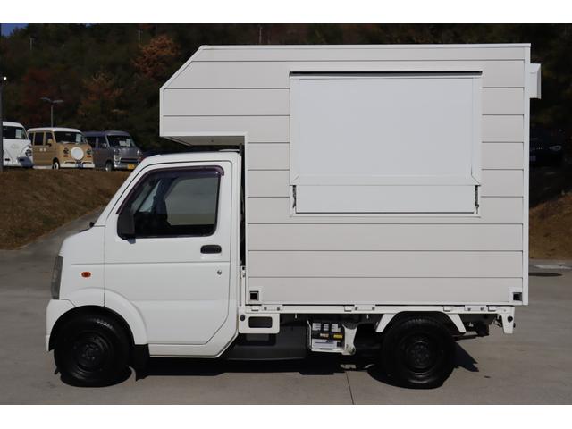 キャリイトラック 　移動販売車　ケータリングカー　５ＭＴ　４ナンバー　バックカメラ　２層シンク　給排水タンク各１００Ｌ　換気扇　外部電源（14枚目）