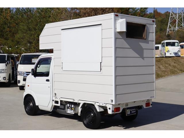 キャリイトラック 　移動販売車　ケータリングカー　５ＭＴ　４ナンバー　バックカメラ　２層シンク　給排水タンク各１００Ｌ　換気扇　外部電源（16枚目）