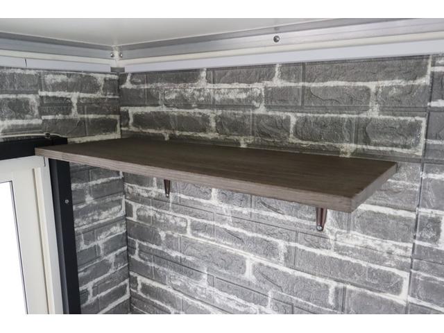 エルフトラック エルフ 移動販売車 ケータリングカー 3.0 ディーゼル 2槽シンク コールドテーブル冷蔵庫 冷蔵庫 換気扇 外部電源(38枚目)