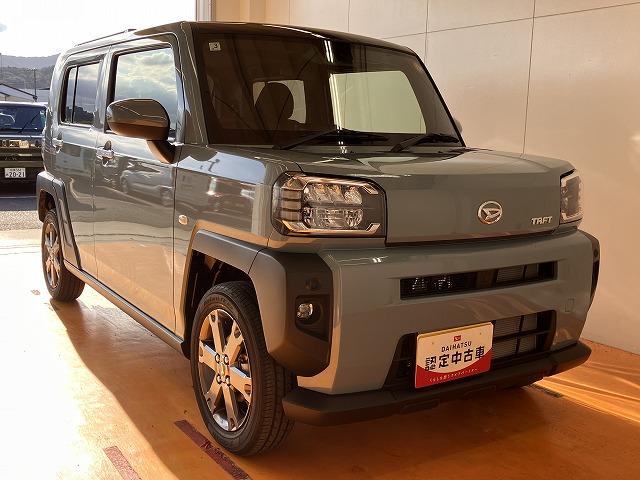 タフト Gターボ サポカーSワイド適合 スカイフィールトップ Bカメラ 電動パーキングブレーキ 全車速追従機能付ACC ステアリングスイッチ シートヒーター USB接続端子 Pスタート コーナーセンサー キーフリー(7枚目)