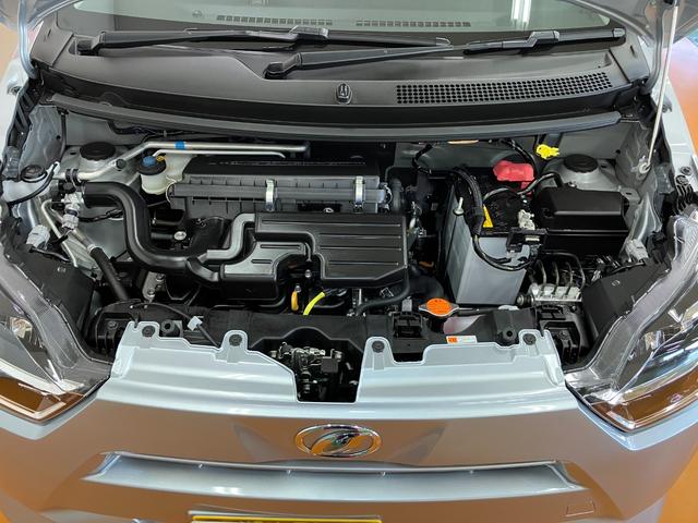 ミライース Ｘ　ＳＡＩＩＩ　サポカーＳワイド適合　エアコン　Ｂカメラ　コーナーセンサー　光軸調整ダイヤル　オートハイビーム　アイドリングストップ　横滑り防止機能　誤発進抑制機能　電動格納ミラー　パワーウインドウ　キーレス（23枚目）