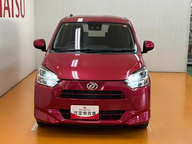 ミライース Ｘ　ＳＡＩＩＩ　サポカーＳワイド適合　エアコン　Ｂカメラ　コーナーセンサー　光軸調整ダイヤル　オートハイビーム　アイドリングストップ　横滑り防止機能　誤発進抑制機能　電動格納ミラー　パワーウインドウ　キーレス（4枚目）