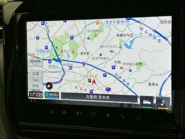 ソリオバンディット バンディットハイブリッドＭＶ　保証書／純正　９インチ　メモリーナビ／セーフティサポート（スズキ）／両側電動スライドドア／シートヒーター　前席／全方位モニター用カメラ／車線逸脱防止支援システム　衝突被害軽減システム　全周囲カメラ（10枚目）