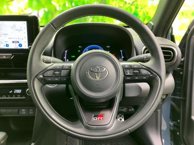 ヤリスクロス ハイブリッドGRスポーツ 保証書/ディスプレイオーディオ+ナビ8インチ/トヨタセーフティセンス/パノラミックビューモニター/車線逸脱防止支援システム/シート ハーフレザー/パーキングアシスト バックガイド 衝突被害軽減システム(14枚目)