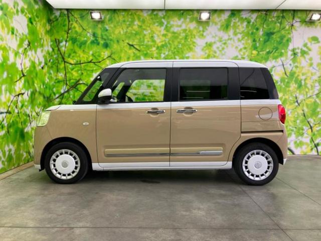 ムーヴキャンバス ストライプスGターボ 新品タイヤ/保証書/ディスプレイオーディオ9インチ/衝突安全装置/両側電動スライドドア/シートヒーター 前席/パノラマモニター/車線逸脱防止支援システム ターボ 衝突被害軽減システム 全周囲カメラ(2枚目)