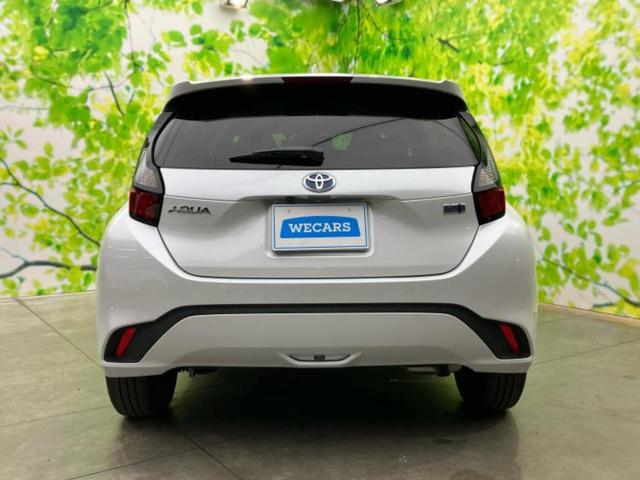 アクア Ｘ　保証書／ディスプレイオーディオ＋ナビ／トヨタセーフティセンス／車線逸脱防止支援システム／パーキングアシスト　バックガイド／ドライブレコーダー　社外／ヘッドランプ　ＬＥＤ　衝突被害軽減システム　ドラレコ（45枚目）