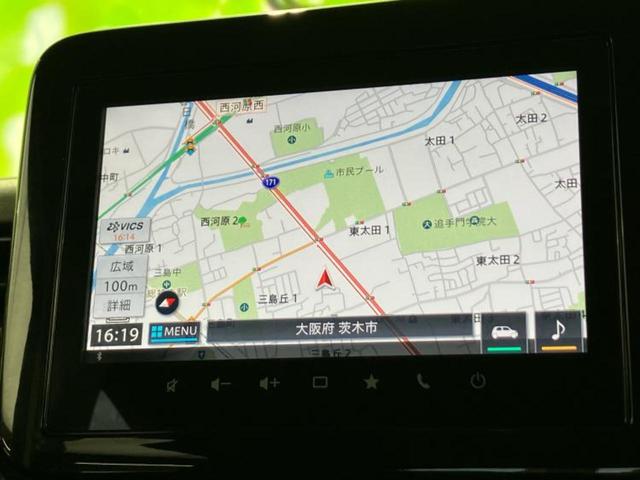 スペーシアギア ハイブリッドＸＺターボ　新品タイヤ／保証書／純正　９インチ　ＳＤナビ／セーフティサポート（スズキ）／両側電動スライドドア／シートヒーター　前席／全方位モニター／車線逸脱防止支援システム／ヘッドランプ　ＬＥＤ　全周囲カメラ（10枚目）