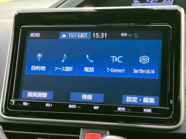 ヴォクシー ＺＳキラメキ３　新品タイヤ／保証書／純正　９インチ　ＳＤナビ／フリップダウンモニター　純正　１２．１インチ／トヨタセーフティセンス／両側電動スライドドア／車線逸脱防止支援システム／シート　ハーフレザー　バックカメラ（9枚目）