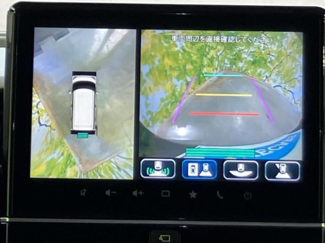 スペーシアカスタム ハイブリッドＸＳターボ　新品タイヤ／保証書／純正　９インチ　ＳＤナビ／セーフティサポート（スズキ）／両側電動スライドドア／シートヒーター　運転席／全方位モニター用カメラ／車線逸脱防止支援システム／シート　ハーフレザー　ターボ（12枚目）