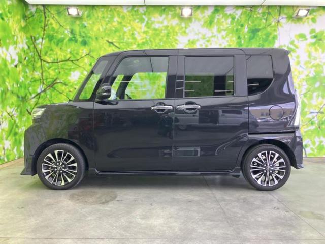 タント カスタムＲＳ　新品タイヤ／保証書／社外　１０インチ　ＳＤナビ／スマートアシスト（トヨタ・ダイハツ）／両側電動スライドドア／シートヒーター　前席／車線逸脱防止支援システム／シート　ハーフレザー　ターボ　バックカメラ（2枚目）