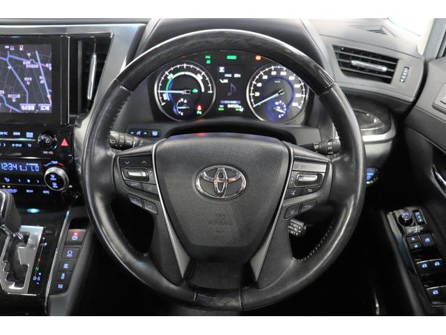アルファードハイブリッド ＳＲ　Ｃパッケージ　サンルーフ／新シュタイナーＦＴＸ２０ＡＷ／ＫＷ車高調／ＴＲＤエアロ／ＪＢＬプレミアムサウンド／後席モニター／革シート／オットマン／２列目シートヒーター／全方位カメラ／デジタルインナーミラー／クルコン（22枚目）