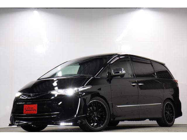 エスティマ アエラス プレミアム サンルーフ/TRDエアロ/社外19AW/ローダウン/後席モニター/両側パワスラ/電動リアゲート/クルコン/地デジ/Bluetooth/バックカメラ/プッシュスタート/スマートキー(12枚目)