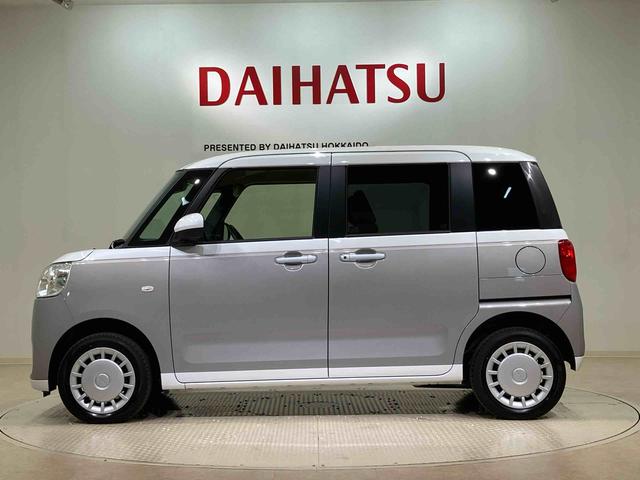 ムーヴキャンバス ストライプスＸ　４ＷＤ　アイドリングストップ　オートマチックハイビーム　衝突防止システム　レーンアシスト　スマートキー　記録簿　ワンオーナー　エアバッグ　エアコン　パワーステアリング　パワーウィンドウ　ＣＤ　ＡＢＳ（12枚目）