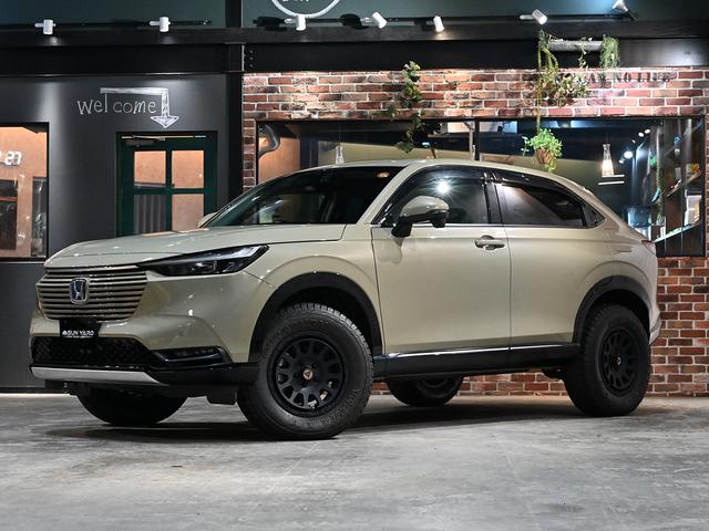 ヴェゼル e:HEV Z ACCイージーアップ デルタフォース16インチ ATタイヤ 9インチ純正ナビ ホンダセンシング 置くだけ充電 パワーバックドア Bモニター シートヒーター(3枚目)