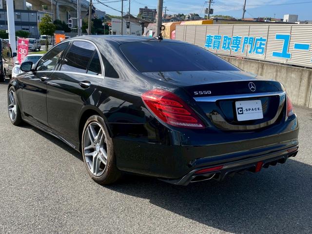 Ｓクラス Ｓ５５０ロング　サンルーフ　黒革シート　３６０°カメラ　電動リアゲート（6枚目）