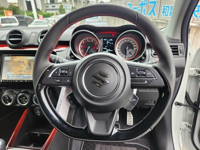 スイフトスポーツ ベースグレード 純正8インチナビTV/全方位カメラ/Bluetooth/前後ドラレコ/ETC/BSM/ブレーキサポート/シートヒーター/取説・ナビ取説・スペアキー有/禁煙車/6速MT車(41枚目)