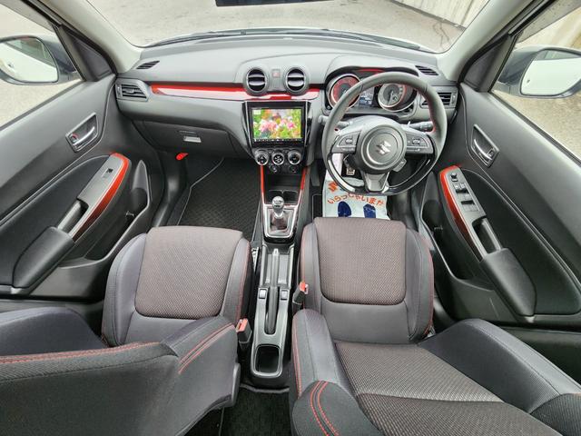 スイフトスポーツ ベースグレード 純正8インチナビTV/全方位カメラ/Bluetooth/前後ドラレコ/ETC/BSM/ブレーキサポート/シートヒーター/取説・ナビ取説・スペアキー有/禁煙車/6速MT車(44枚目)