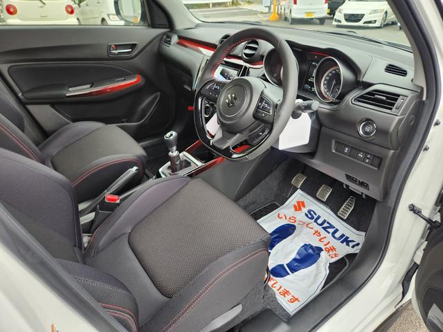 スイフトスポーツ ベースグレード 純正8インチナビTV/全方位カメラ/Bluetooth/前後ドラレコ/ETC/BSM/ブレーキサポート/シートヒーター/取説・ナビ取説・スペアキー有/禁煙車/6速MT車(46枚目)
