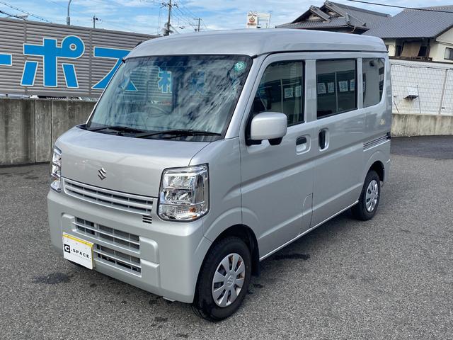 エブリイ PC LEDヘッドライト/オーバーヘッドコンソール/D席シートヒーター/デュアルカメラブレーキサポート/パートタイム4WD/PW付き/取説・スペアキー有(3枚目)