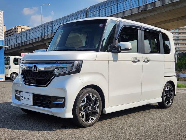 N-BOXカスタム G・Lターボホンダセンシング 1オーナー・禁煙車/純正8インチナビTV/Bluetooth/TVキャンセラー/両側Pスライドドア/ホンダセンシング/パドルシフト/ETC/Bカメラ/ドラレコ/車両取説・ナビ取説・スペアキー有(3枚目)