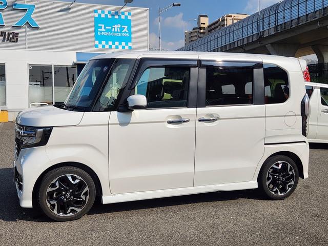 N-BOXカスタム G・Lターボホンダセンシング 1オーナー・禁煙車/純正8インチナビTV/Bluetooth/TVキャンセラー/両側Pスライドドア/ホンダセンシング/パドルシフト/ETC/Bカメラ/ドラレコ/車両取説・ナビ取説・スペアキー有(5枚目)