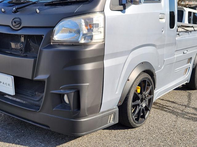 ハイゼットトラック ジャンボ　普通車・小型貨物構造変更済み／社外フルエアロ／社外アルミ／社外マフラー／社外鳥居／純正パーツ有り／車検Ｒ８年１０月（4枚目）
