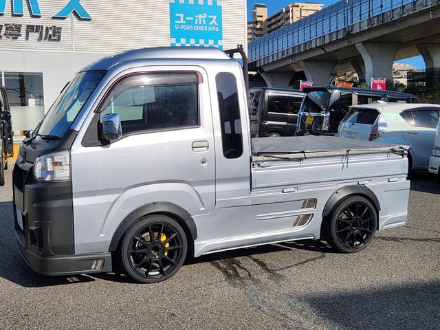 ハイゼットトラック ジャンボ　普通車・小型貨物構造変更済み／社外フルエアロ／社外アルミ／社外マフラー／社外鳥居／純正パーツ有り／車検Ｒ８年１０月（5枚目）