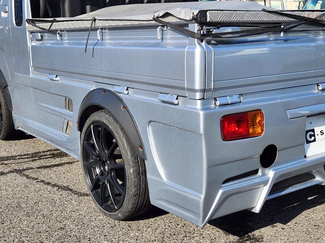 ハイゼットトラック ジャンボ　普通車・小型貨物構造変更済み／社外フルエアロ／社外アルミ／社外マフラー／社外鳥居／純正パーツ有り／車検Ｒ８年１０月（8枚目）