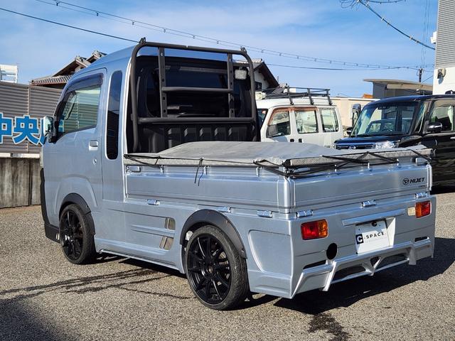 ハイゼットトラック ジャンボ　普通車・小型貨物構造変更済み／社外フルエアロ／社外アルミ／社外マフラー／社外鳥居／純正パーツ有り／車検Ｒ８年１０月（9枚目）