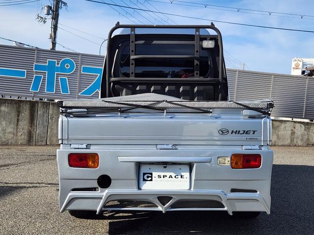 ハイゼットトラック ジャンボ　普通車・小型貨物構造変更済み／社外フルエアロ／社外アルミ／社外マフラー／社外鳥居／純正パーツ有り／車検Ｒ８年１０月（10枚目）