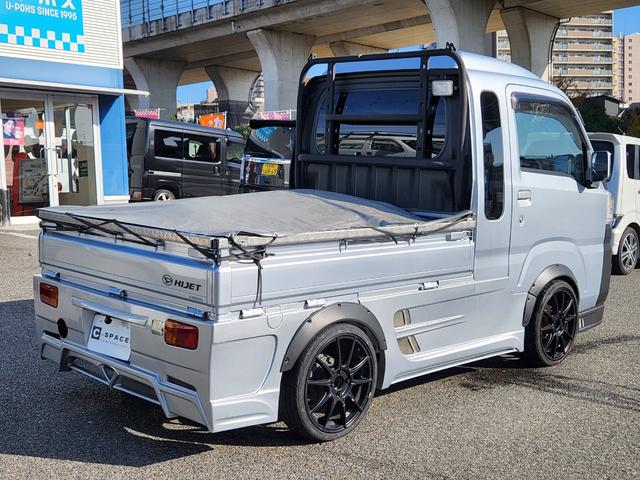 ハイゼットトラック ジャンボ　普通車・小型貨物構造変更済み／社外フルエアロ／社外アルミ／社外マフラー／社外鳥居／純正パーツ有り／車検Ｒ８年１０月（14枚目）