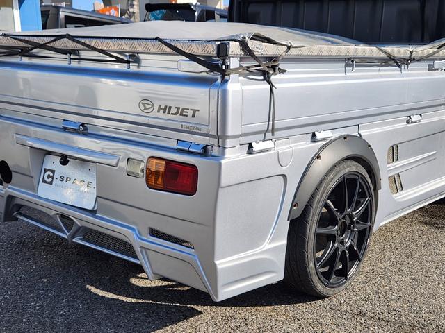 ハイゼットトラック ジャンボ　普通車・小型貨物構造変更済み／社外フルエアロ／社外アルミ／社外マフラー／社外鳥居／純正パーツ有り／車検Ｒ８年１０月（15枚目）