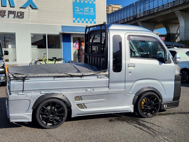 ハイゼットトラック ジャンボ　普通車・小型貨物構造変更済み／社外フルエアロ／社外アルミ／社外マフラー／社外鳥居／純正パーツ有り／車検Ｒ８年１０月（18枚目）