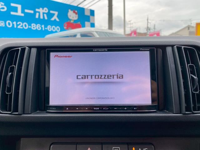 パッソ Ｘ　クツロギ　社外ナビ　テレビ　ビルトインＥＴＣ　スマートキー　ドライブレコーダー　分割可倒リアシート　１オーナー（13枚目）
