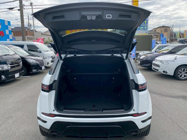 レンジローバーイヴォーク R-ダイナミック SE P250 1オーナー ブラックルーフ デジタルインナーミラー 360°カメラ 純正20インチグレー塗装アルミ レーダー探知機 電動リアゲート ウェルカムライト ブラインドスポットモニター(38枚目)