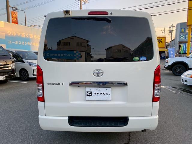 レジアスエースバン ロングＤＸ　ＧＬパッケージ　ＧＬパッケージ　１０人乗り　５ナンバー構造変更済　　ＬＥＤヘッドライト　純正ナビバックカメラ　社外タコメーター　フォグランプ　ミラー型ドラレコ（15枚目）