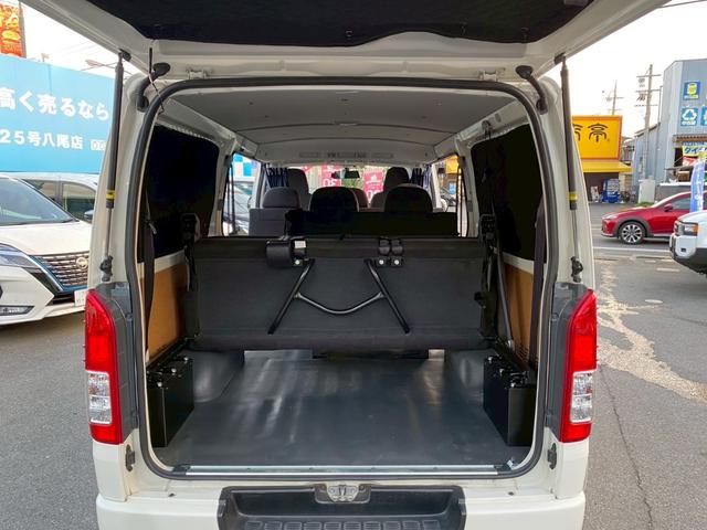 レジアスエースバン ロングＤＸ　ＧＬパッケージ　ＧＬパッケージ　１０人乗り　５ナンバー構造変更済　　ＬＥＤヘッドライト　純正ナビバックカメラ　社外タコメーター　フォグランプ　ミラー型ドラレコ（23枚目）