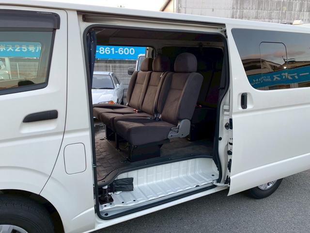 レジアスエースバン ロングＤＸ　ＧＬパッケージ　ＧＬパッケージ　１０人乗り　５ナンバー構造変更済　　ＬＥＤヘッドライト　純正ナビバックカメラ　社外タコメーター　フォグランプ　ミラー型ドラレコ（25枚目）