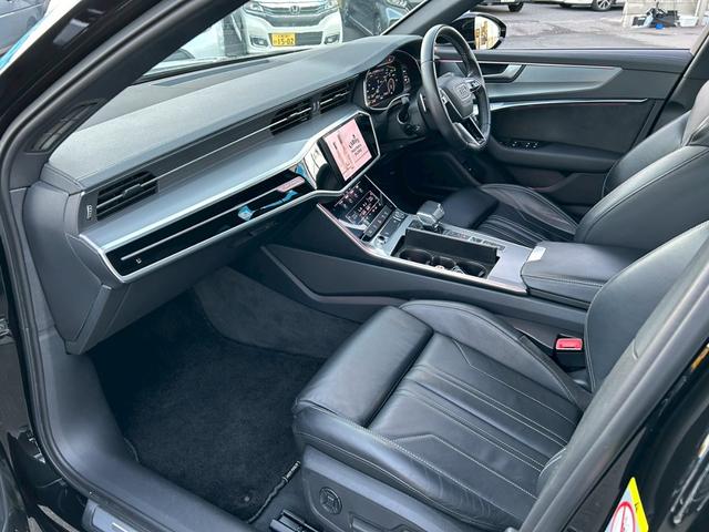 Ａ６アバント ４５ＴＦＳＩクワトロ　スポーツ　Ｓラインパッケージ　革シート／純正メーカーフルセグナビ／シートヒーター／全方位カメラ／ＬＥＤヘッドライト／２０インチホイール／ＥＴＣ／Ｓライン専用ステアリング／ローダウン（23枚目）