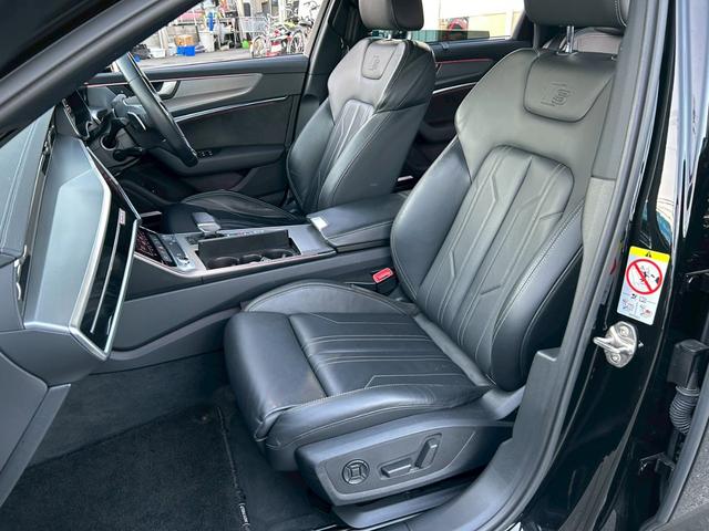 Ａ６アバント ４５ＴＦＳＩクワトロ　スポーツ　Ｓラインパッケージ　革シート／純正メーカーフルセグナビ／シートヒーター／全方位カメラ／ＬＥＤヘッドライト／２０インチホイール／ＥＴＣ／Ｓライン専用ステアリング／ローダウン（24枚目）